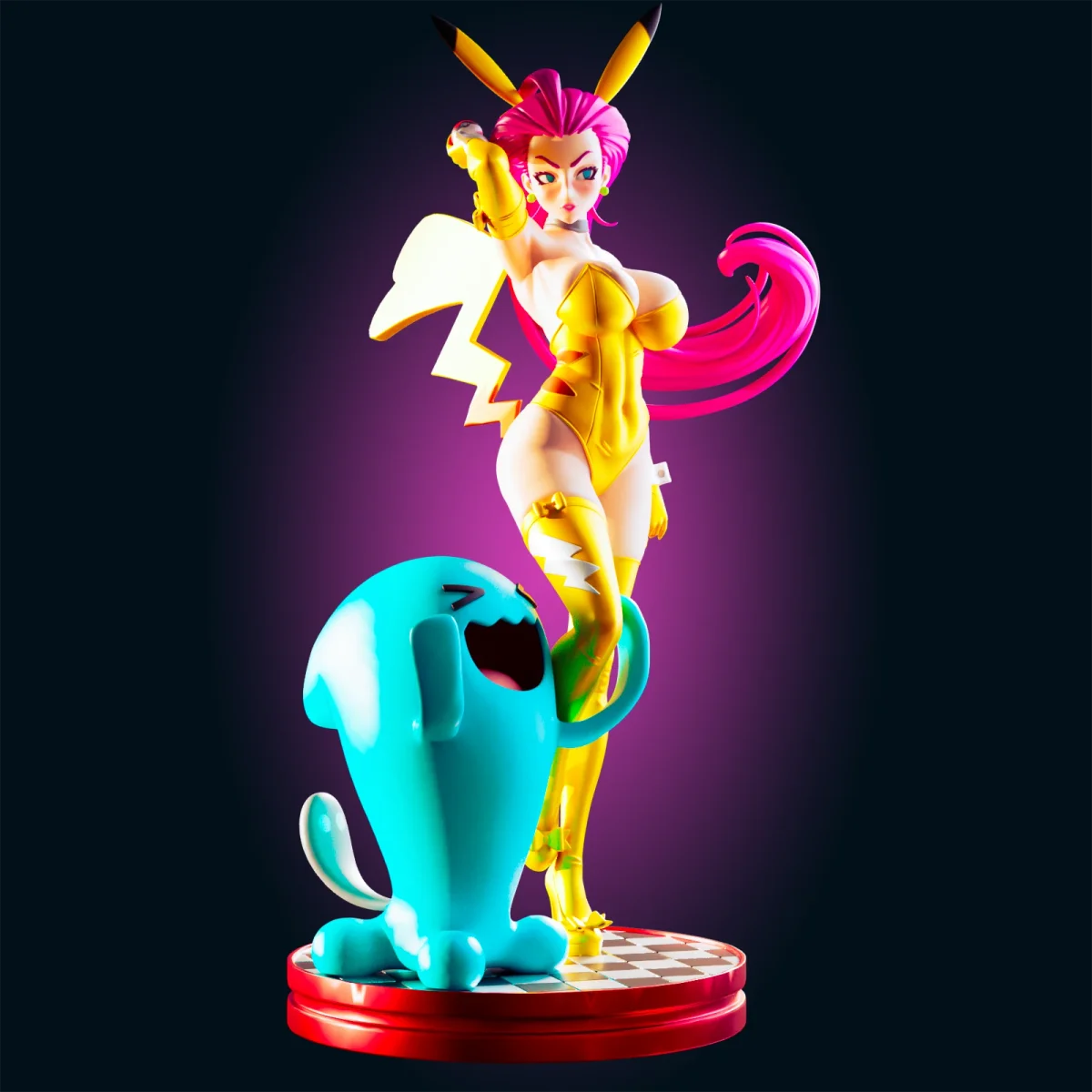 Mean Girl | Fan Art | 3D Printed Resin Model Garage Kit | *Un-Painted* | Officer Rhu 4