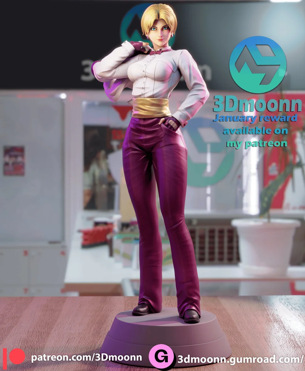 King | Fan Art | 3D Printed Resin Model Garage Kit | *Un-Painted* | 3DMoonn 4