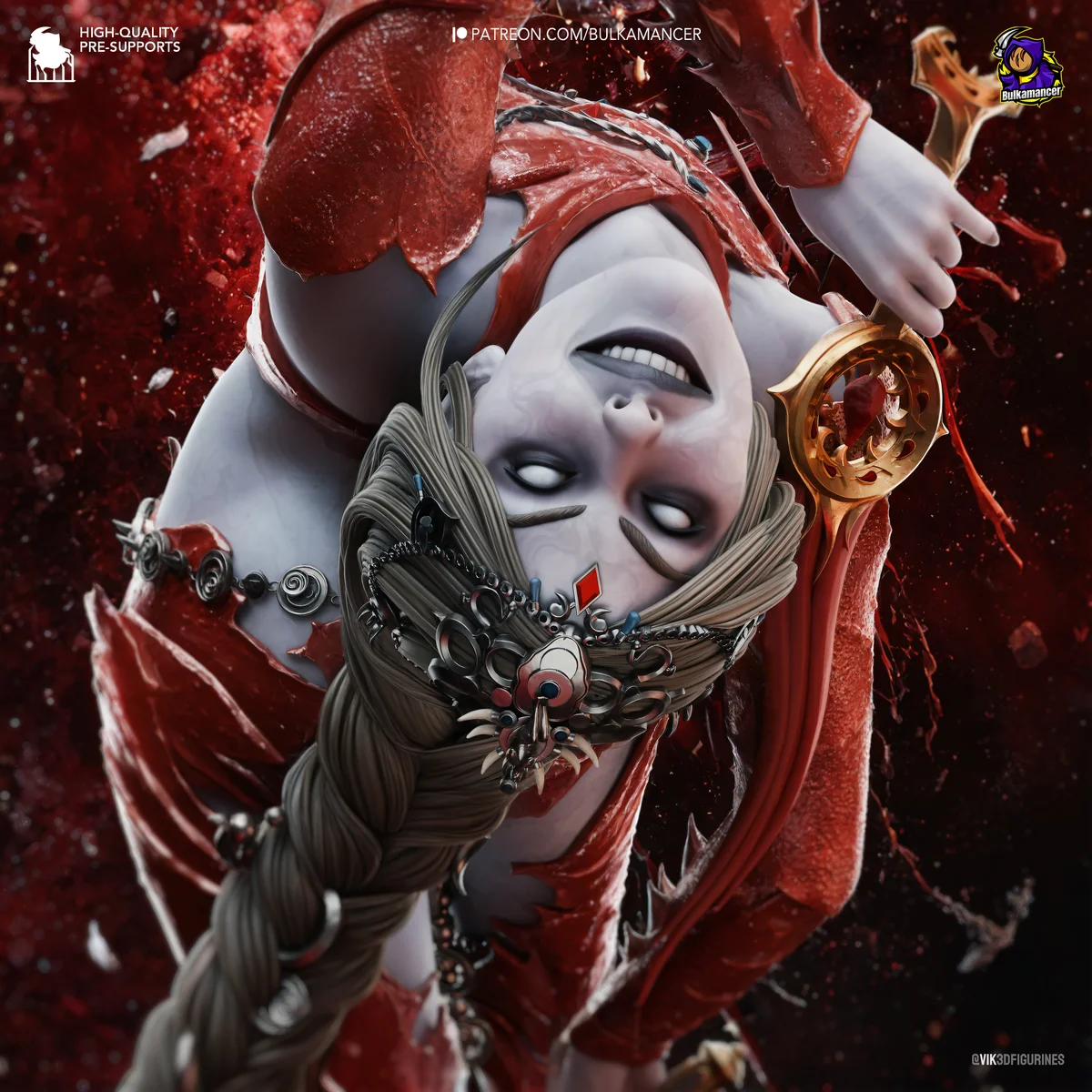 Orin the Red | Fan Art | 3D Printed Resin Model Garage Kit | *Un-Painted* | Bulkamancer