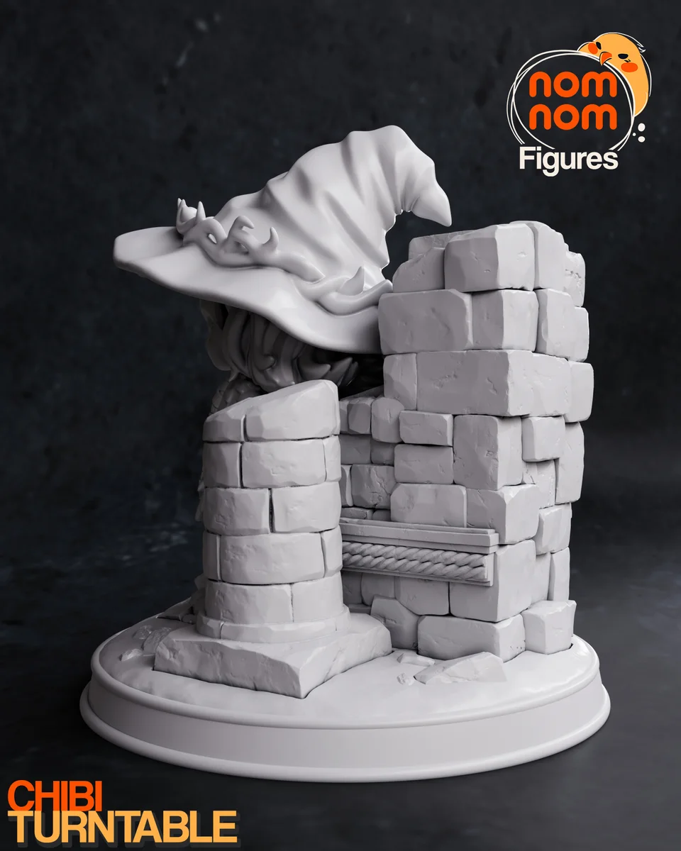 Chibi Ranni | Fan Art | 3D Printed Resin Model Garage Kit | *Un-Painted* | Nomnom 5