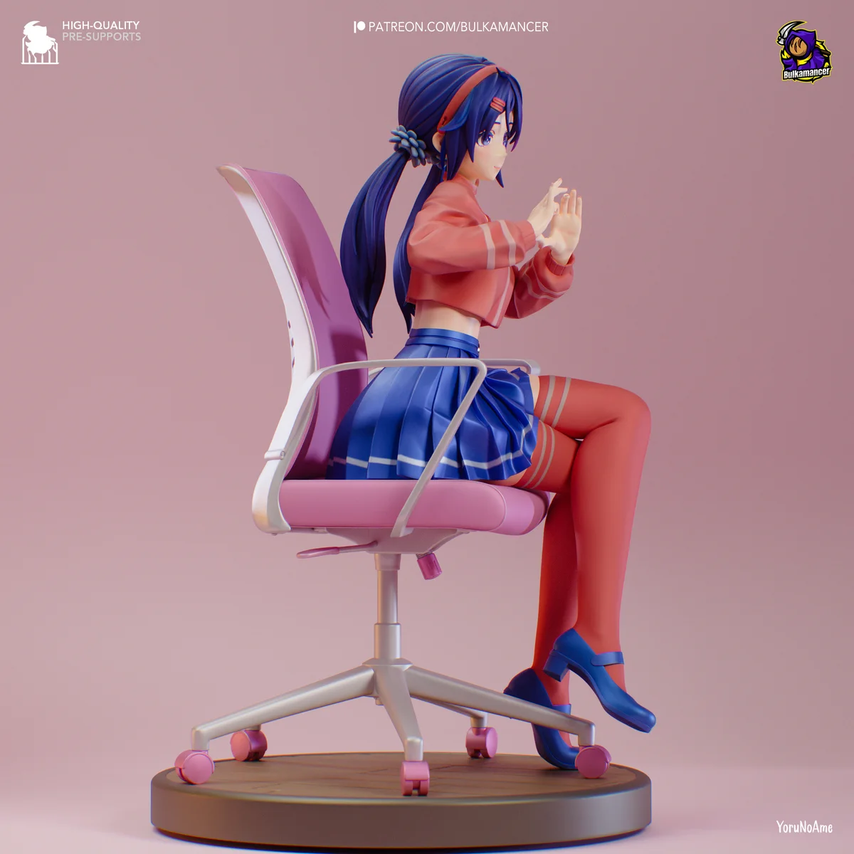 Mita | Fan Art | 3D Printed Resin Model Garage Kit | *Un-Painted* | Bulkamancer 3