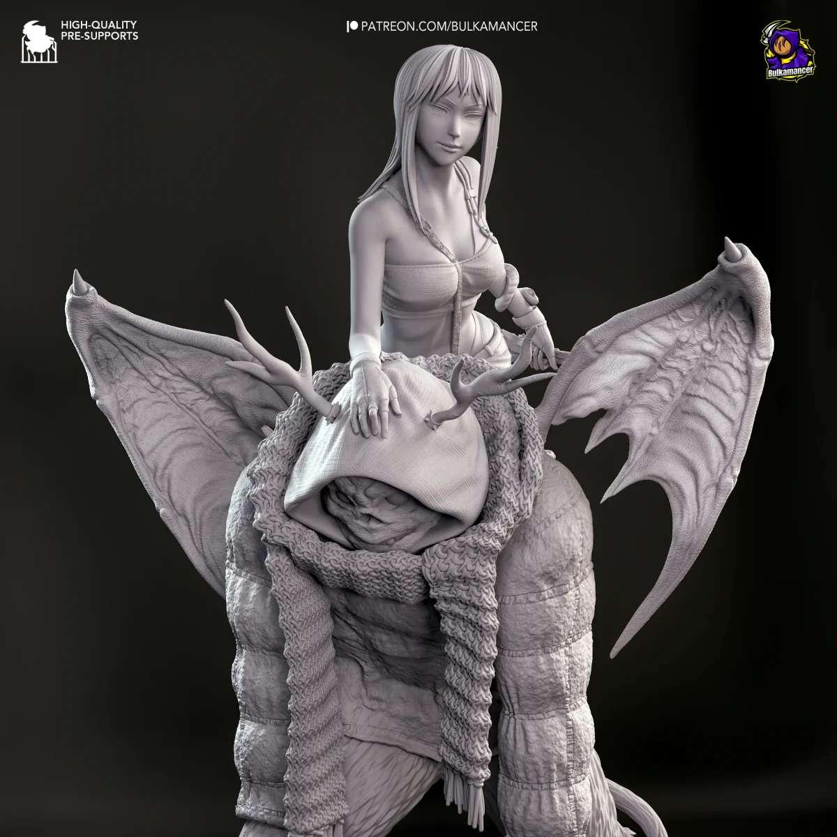 Haru | Fan Art | 3D Printed Resin Model Garage Kit | *Un-Painted* | Bulkamancer 4