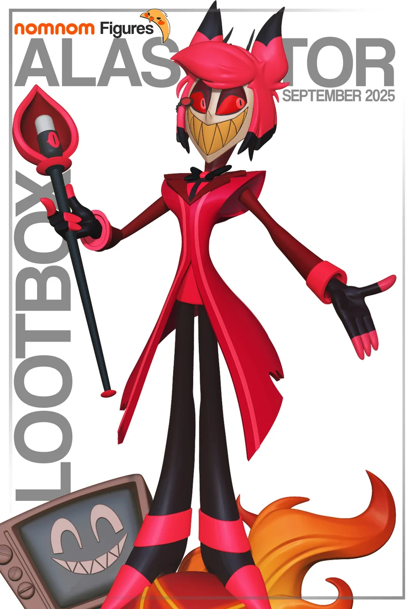 Alastor | Fan Art | 3D Printed Resin Model Garage Kit | *Un-Painted* | Nomnom