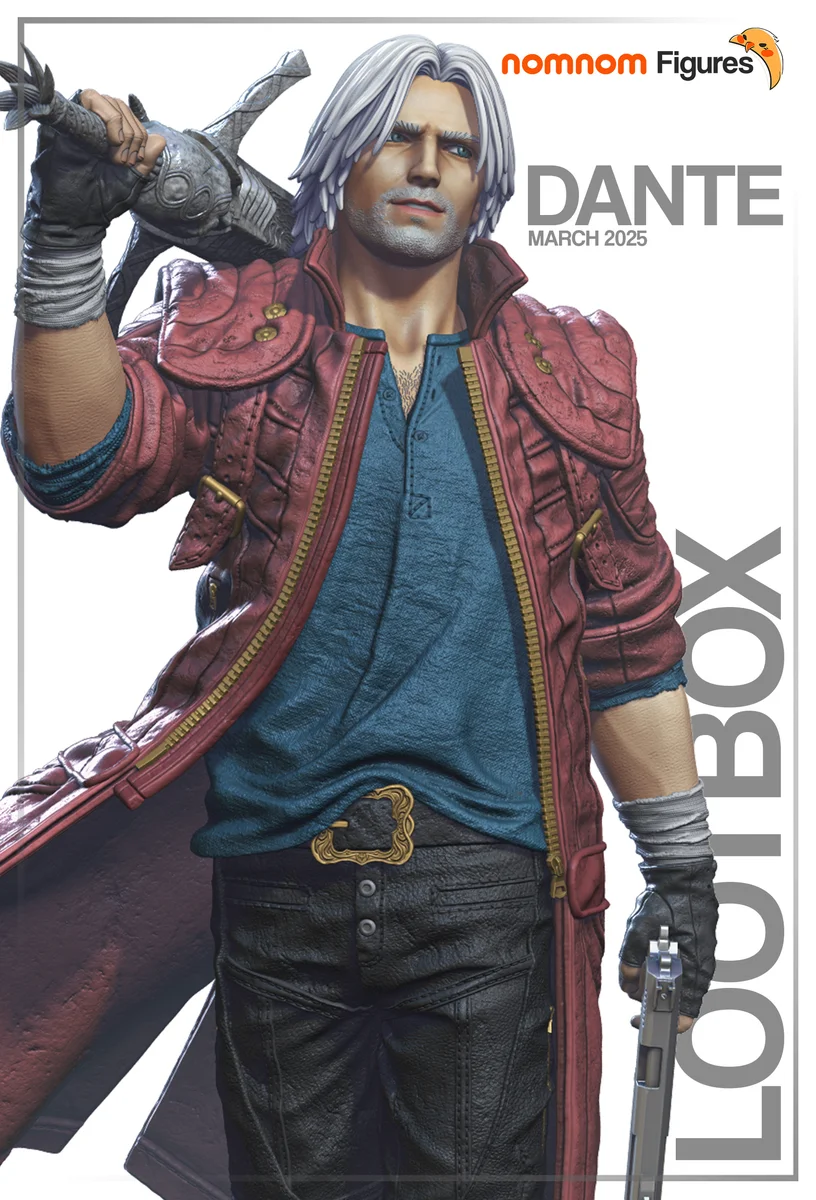 Dante | Fan Art | 3D Printed Resin Model Garage Kit | *Un-Painted* | Nomnom