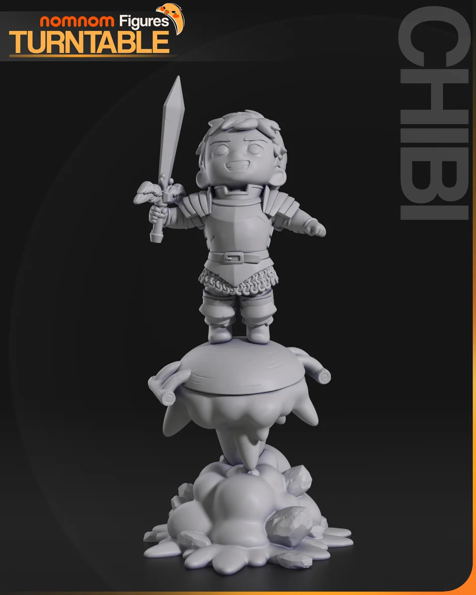 Chibi Laios Touden | Fan Art | 3D Printed Resin Model Garage Kit | *Un-Painted* | Nomnom 4