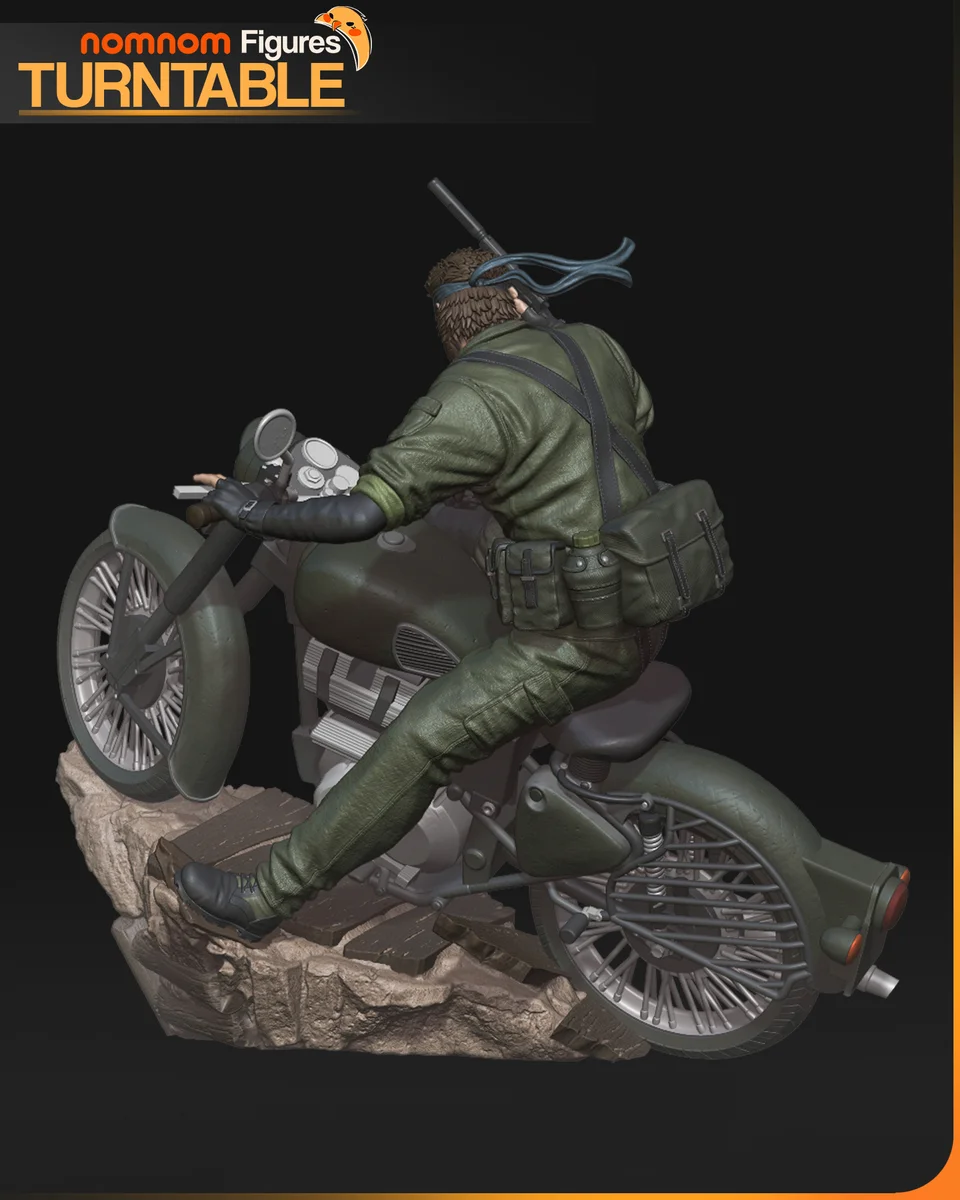 Snake | Fan Art | 3D Printed Resin Model Garage Kit | *Un-Painted* | Nomnom 5