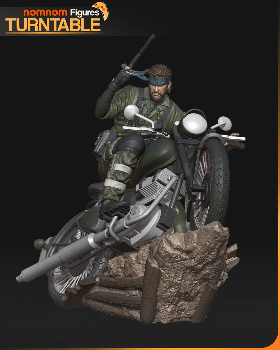 Snake | Fan Art | 3D Printed Resin Model Garage Kit | *Un-Painted* | Nomnom 4