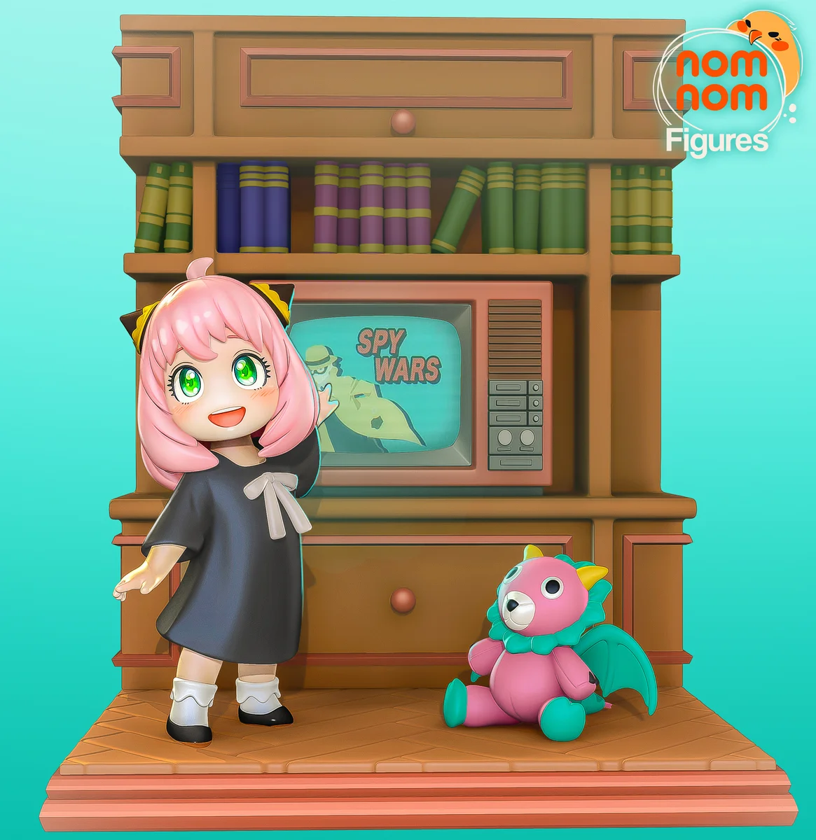 Chibi Anya Forger | Fan Art | 3D Printed Resin Model Garage Kit | *Un-Painted* | Nomnom