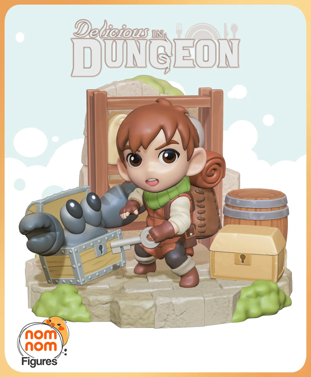 Chibi Chilchuck Tims | Fan Art | 3D Printed Resin Model Garage Kit | *Un-Painted* | Nomnom