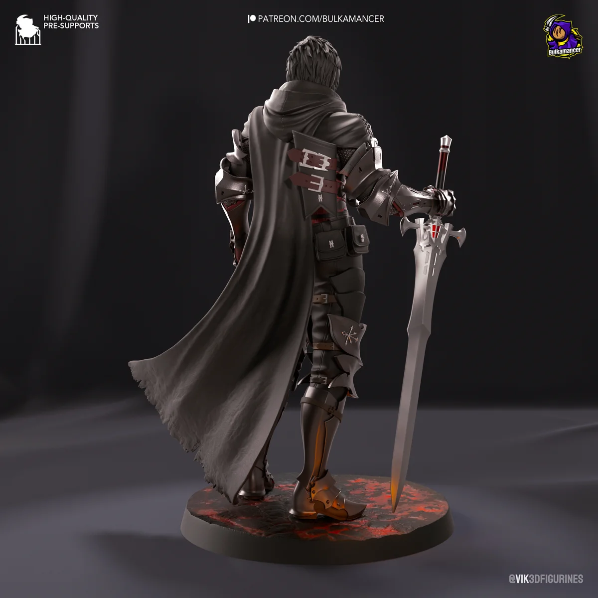 Clive Rosfield | Fan Art | 3D Printed Resin Model Garage Kit | *Un-Painted* | Bulkamancer 5