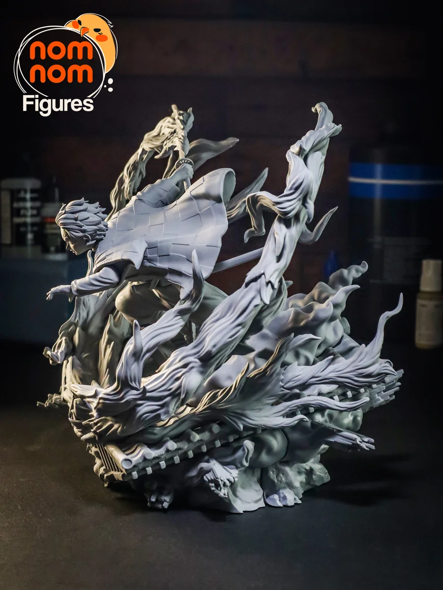 Tanjiro | Fan Art | 3D Printed Resin Model Garage Kit | *Un-Painted* | Nomnom 11