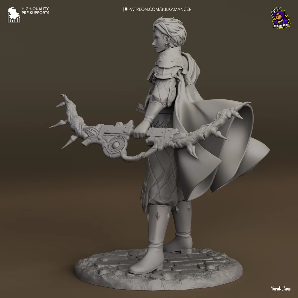 Claude | Fan Art | 3D Printed Resin Model Garage Kit | *Un-Painted* | Bulkamancer 8
