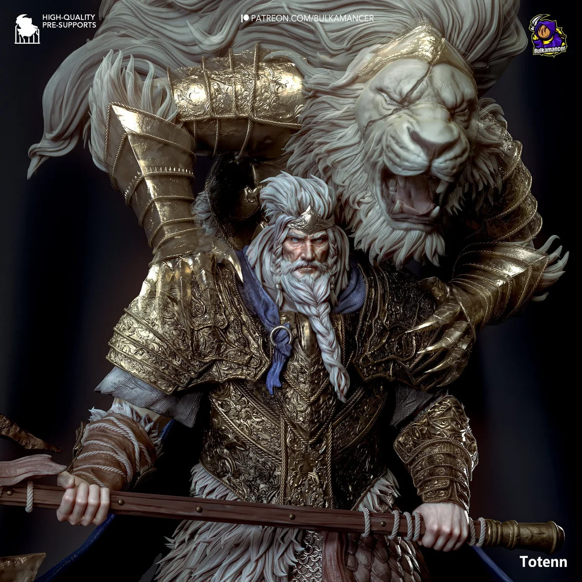 Godfrey | Fan Art | 3D Printed Resin Model Garage Kit | *Un-Painted* | Bulkamancer