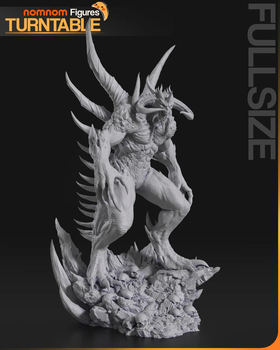Dark Lord | Fan Art | 3D Printed Resin Model Garage Kit | *Un-Painted* | Nomnom 5
