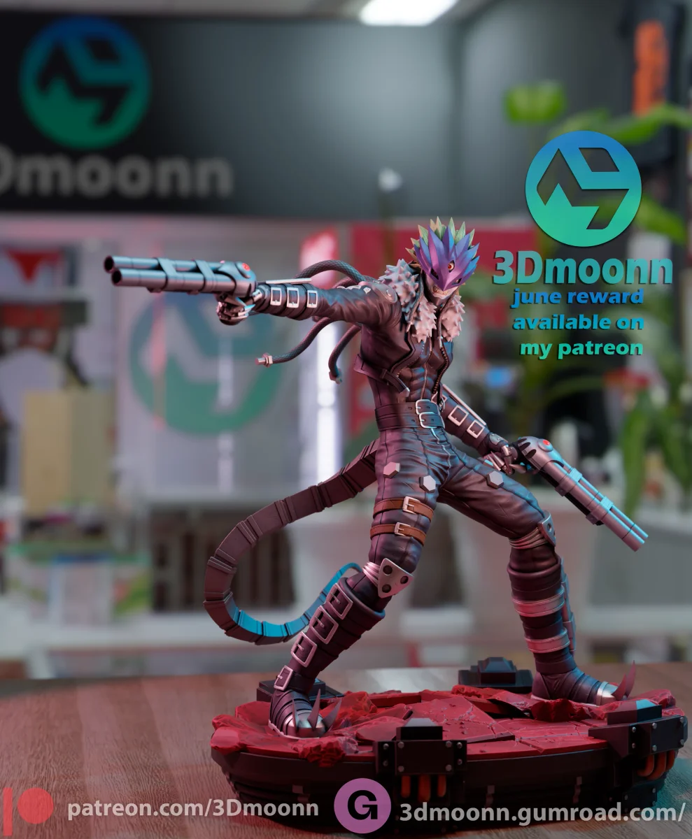 Beelzemon | Fan Art | 3D Printed Resin Model Garage Kit | *Un-Painted* | 3DMoonn 3