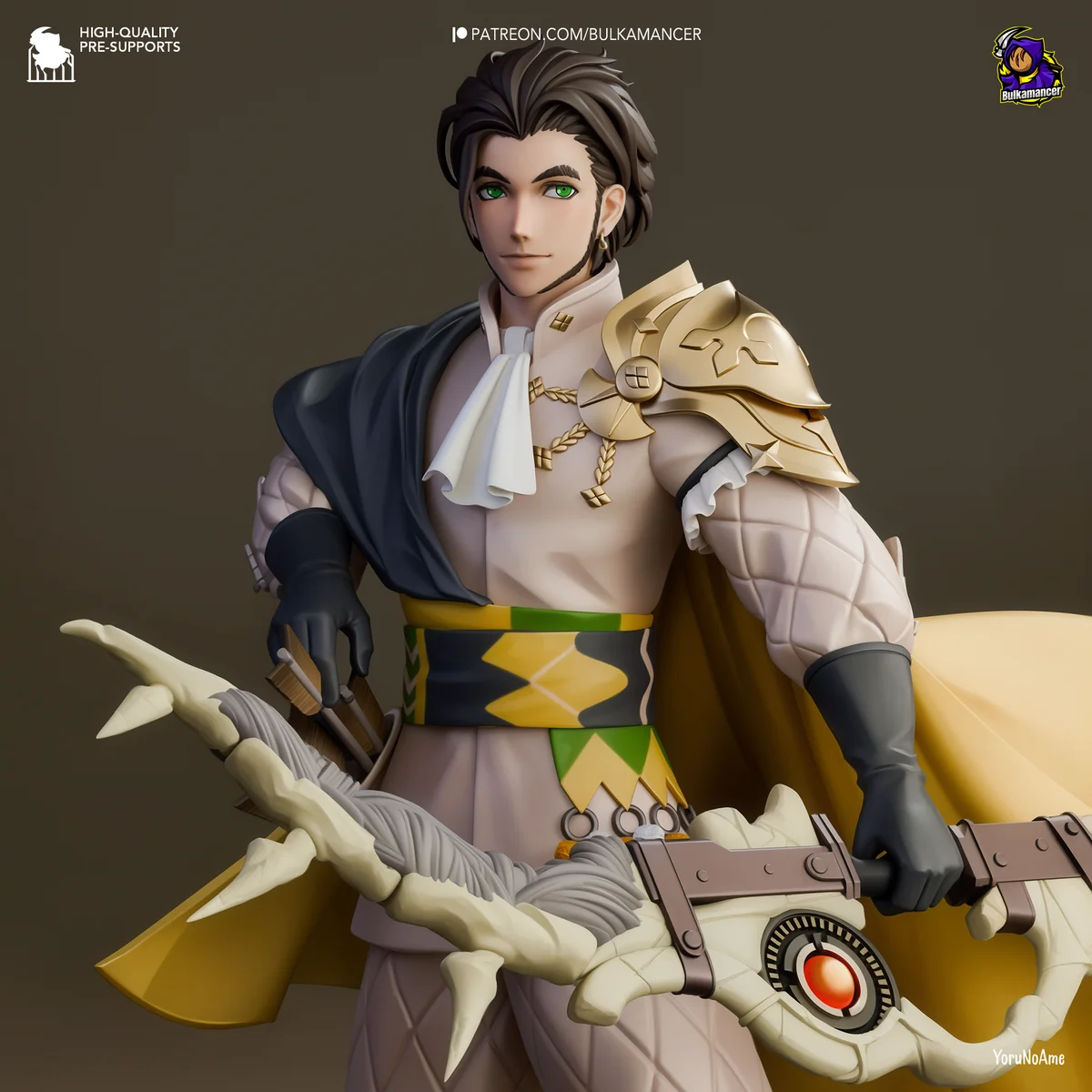 Claude | Fan Art | 3D Printed Resin Model Garage Kit | *Un-Painted* | Bulkamancer