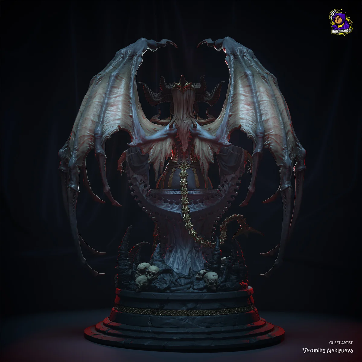 Lilith | Fan Art | 3D Printed Resin Model Garage Kit | *Un-Painted* | Bulkamancer 3