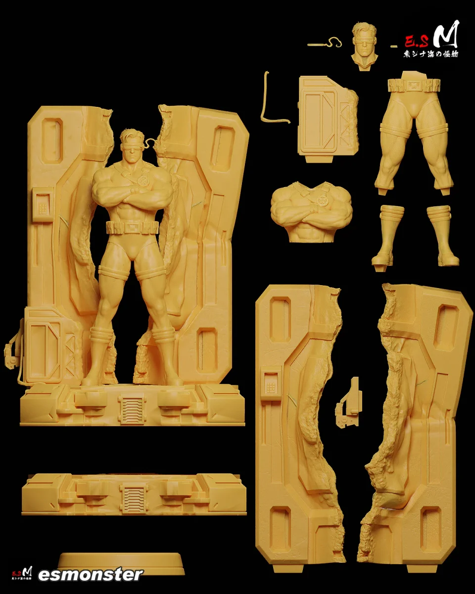 Cyclops | Fan Art | 3D Printed Resin Model Garage Kit | *Un-Painted* | ES Monster 4