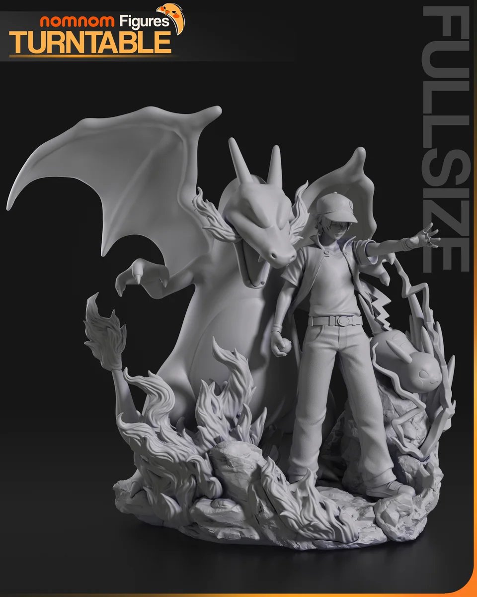 Red | Fan Art | 3D Printed Resin Model Garage Kit | *Un-Painted* | Nomnom 5