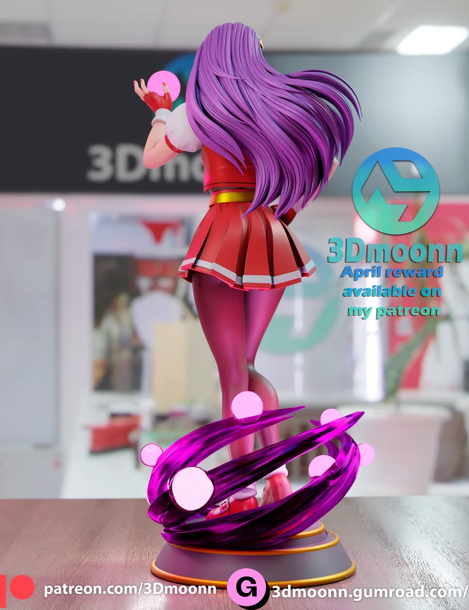 Athena | Fan Art | 3D Printed Resin Model Garage Kit | *Un-Painted* | 3DMoonn 6