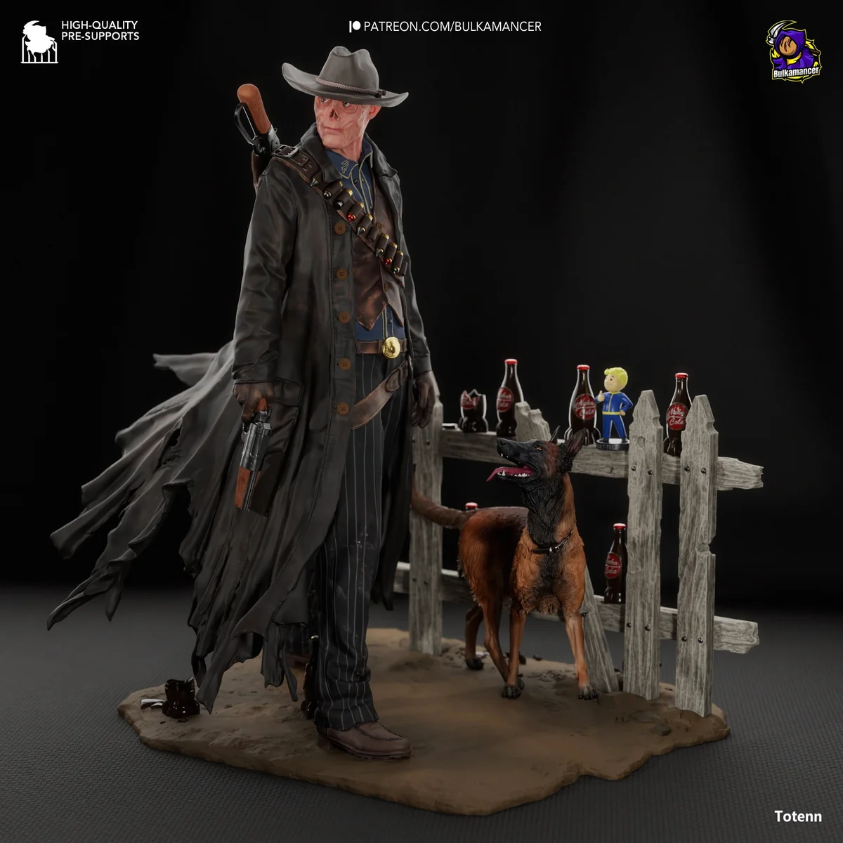 Ghoul | Fan Art | 3D Printed Resin Model Garage Kit | *Un-Painted* | Bulkamancer 6