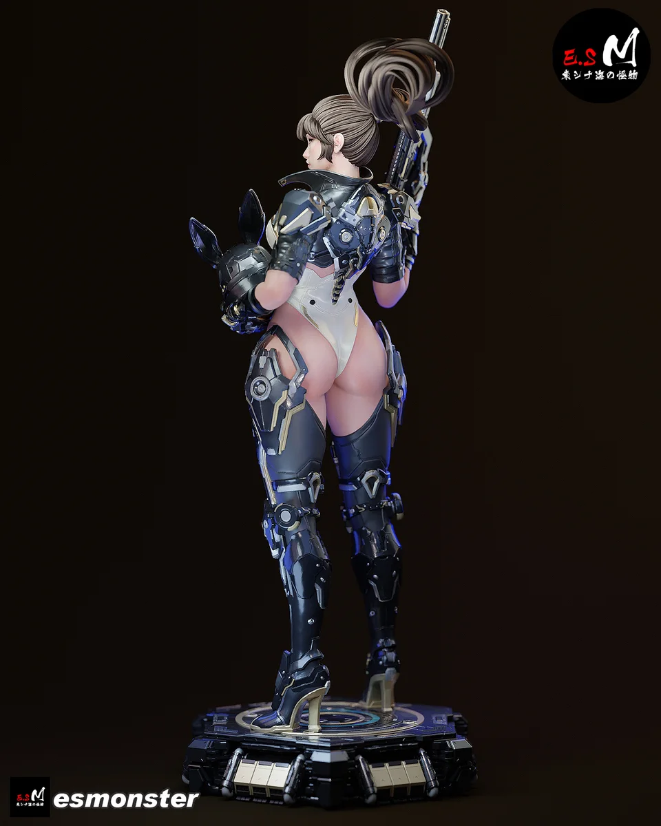 Ultimate Bunny | Fan Art | 3D Printed Resin Model Garage Kit | *Un-Painted* | ES Monster 4