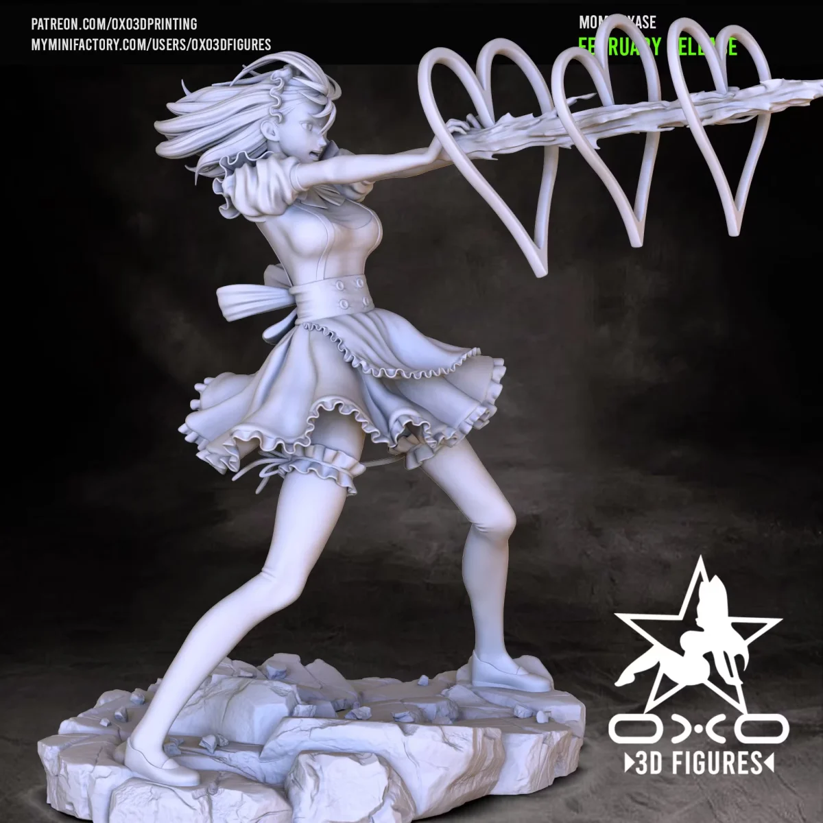 Momo Ayase | Fan Art | 3D Printed Resin Model Garage Kit | *Un-Painted* | OXO3D 5