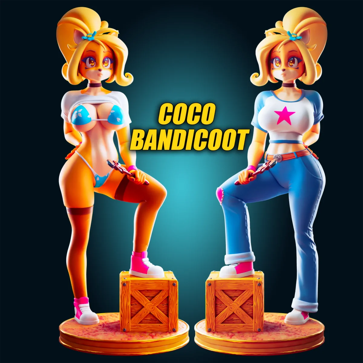 Coco | Fan Art | 3D Printed Resin Model Garage Kit | *Un-Painted* | Officer Rhu