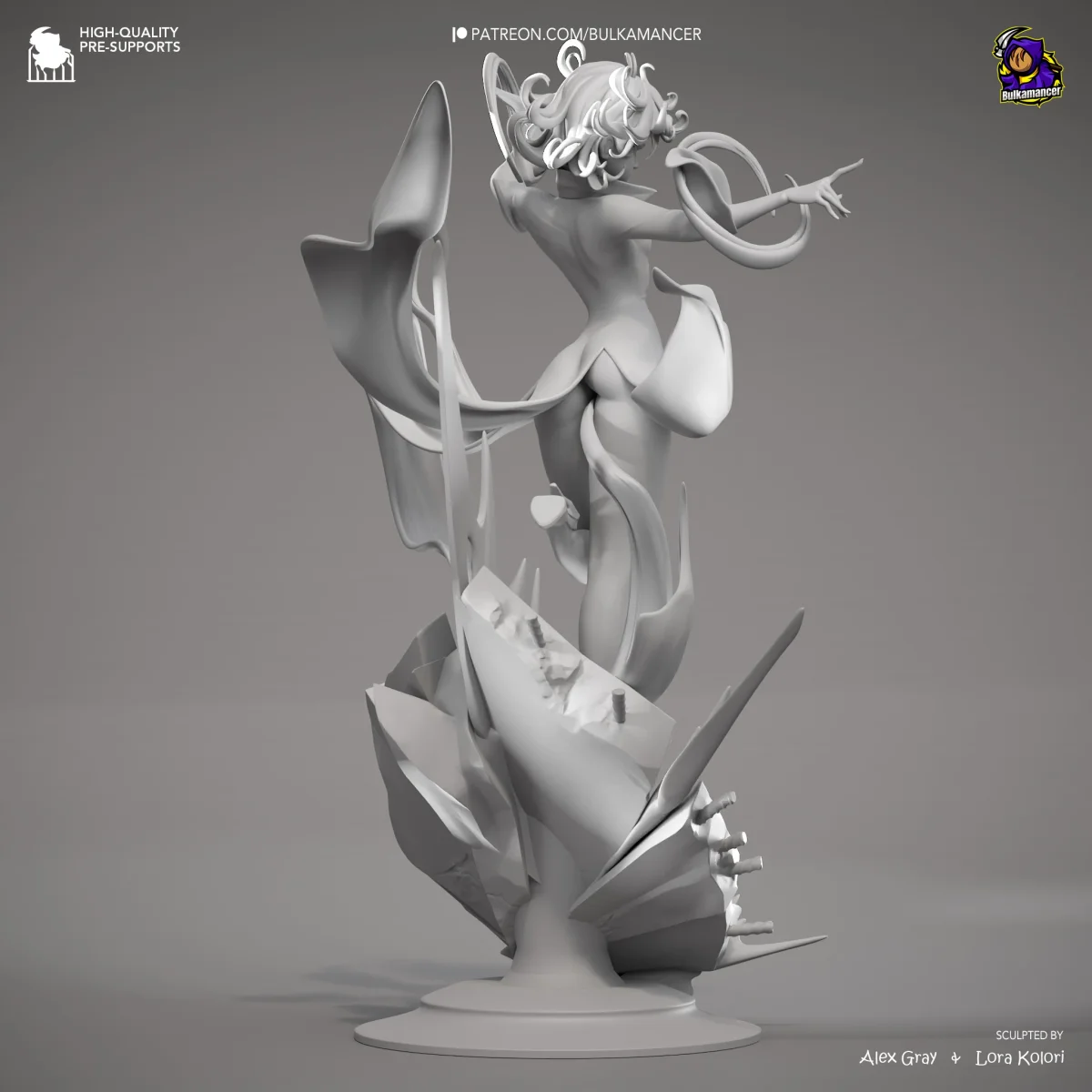 Tatsumaki | Fan Art | 3D Printed Resin Model Garage Kit | *Un-Painted* | Bulkamancer 7