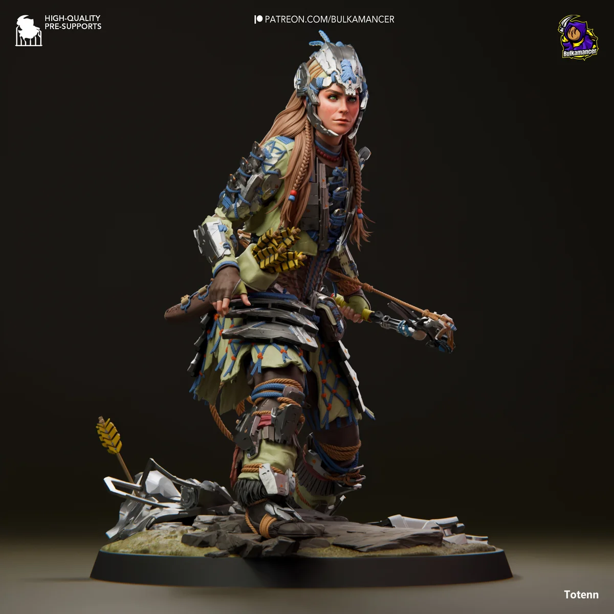 Aloy | Fan Art | 3D Printed Resin Model Garage Kit | *Un-Painted* | Bulkamancer 3
