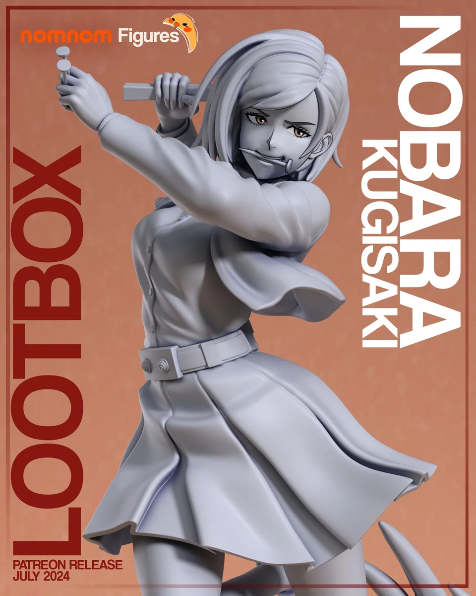 Nobara Kugisaki | Fan Art | 3D Printed Resin Model Garage Kit | *Un-Painted* | Nomnom
