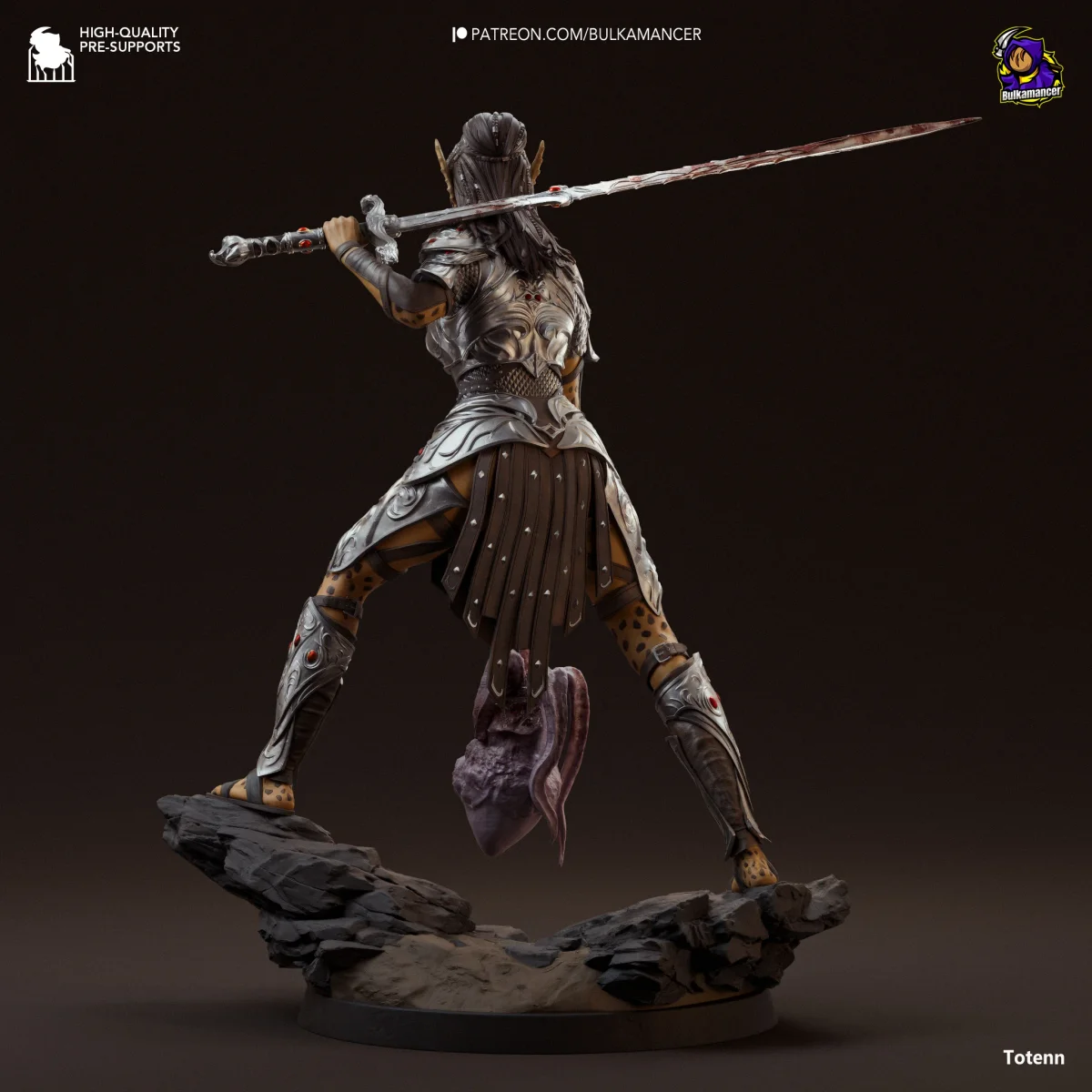 Lae'zel | Fan Art | 3D Printed Resin Model Garage Kit | *Un-Painted* | Bulkamancer 4