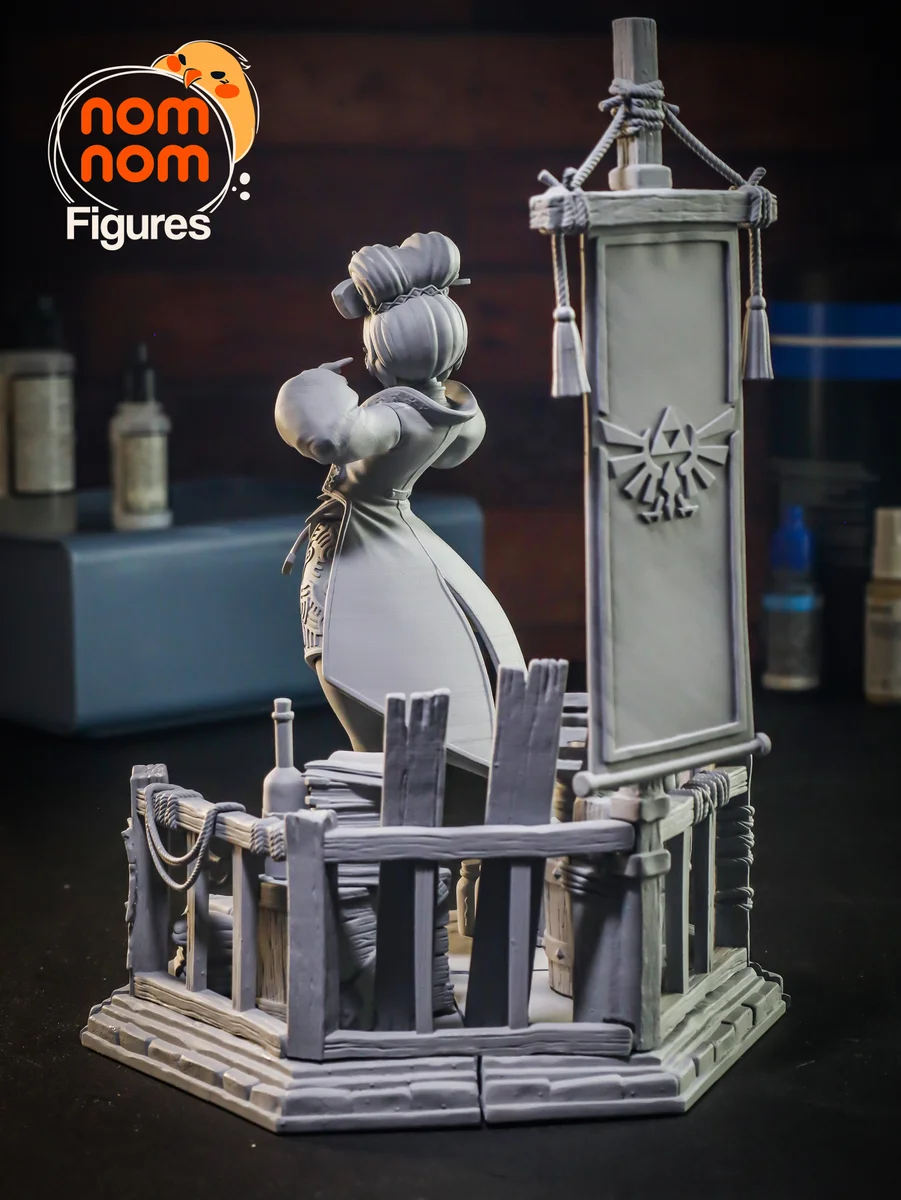 Purah | Fan Art | 3D Printed Resin Model Garage Kit | *Un-Painted* | Nomnom 12