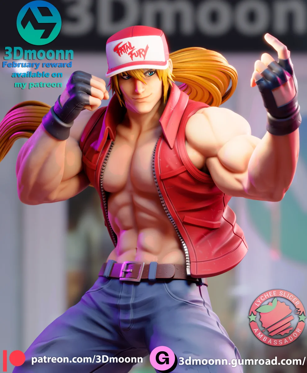 Terry | Fan Art | 3D Printed Resin Model Garage Kit | *Un-Painted* | 3DMoonn
