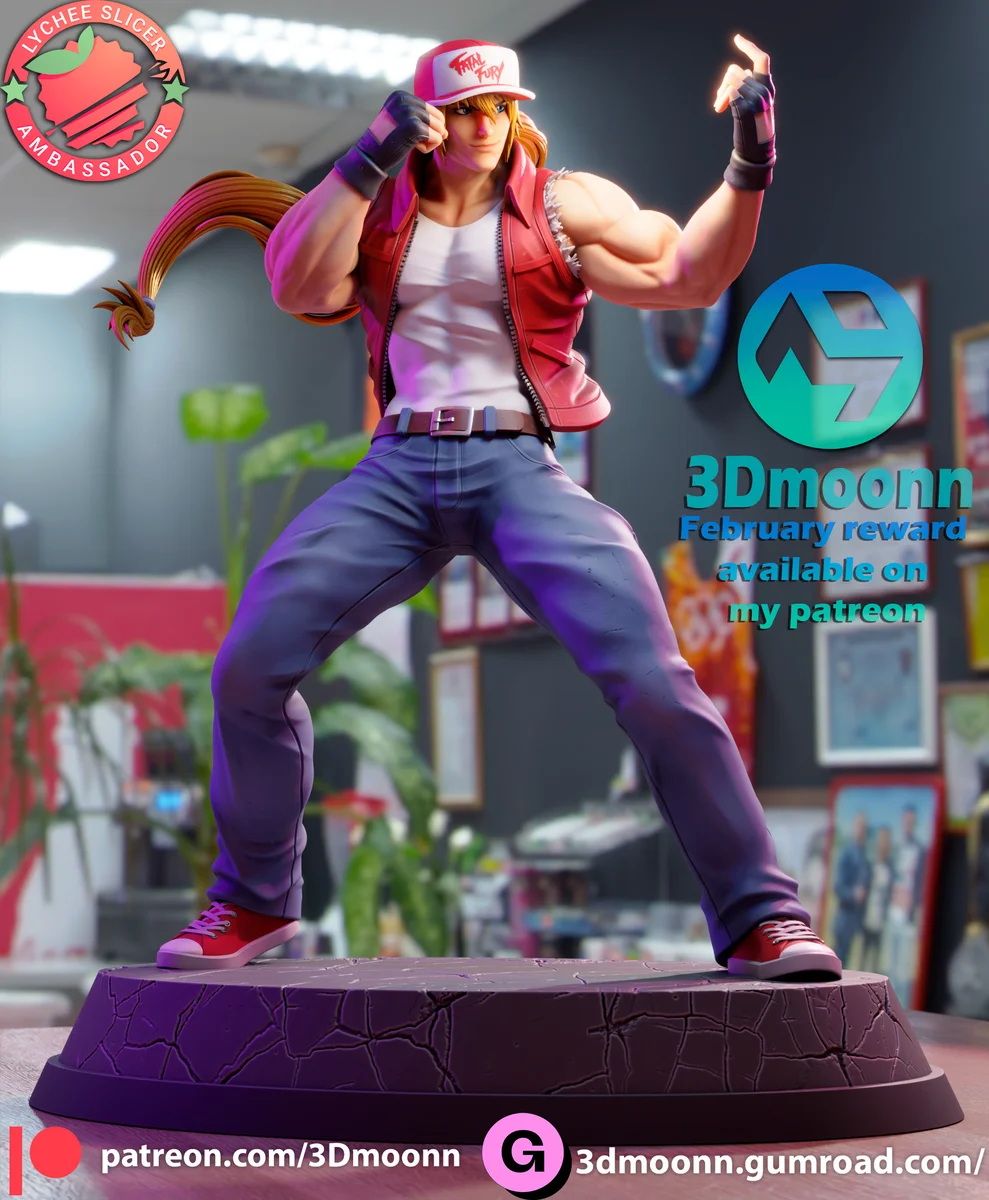 Terry | Fan Art | 3D Printed Resin Model Garage Kit | *Un-Painted* | 3DMoonn 6