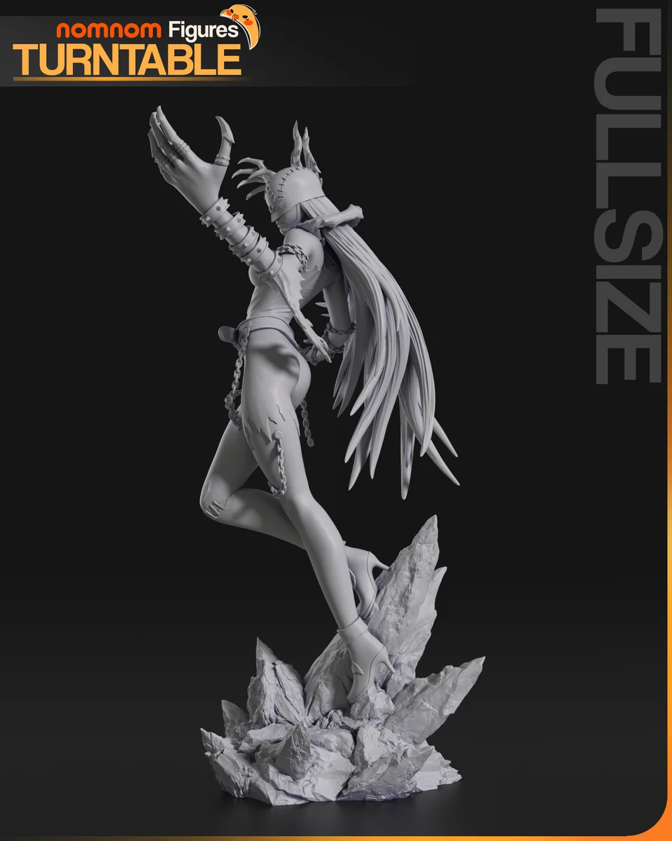 Lady Devimon | Fan Art | 3D Printed Resin Model Garage Kit | *Un-Painted* | Nomnom 13