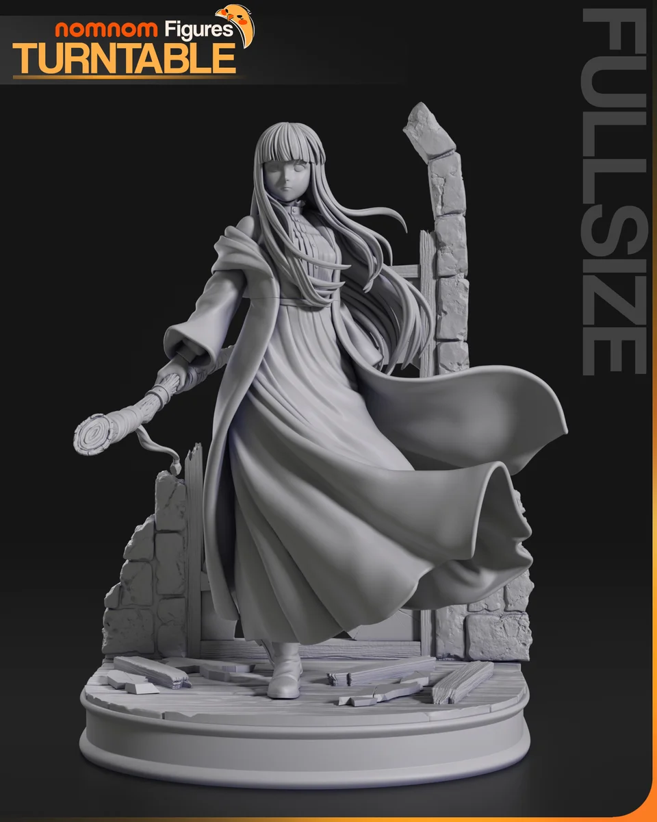 Fern | Fan Art | 3D Printed Resin Model Garage Kit | *Un-Painted* | Nomnom 4