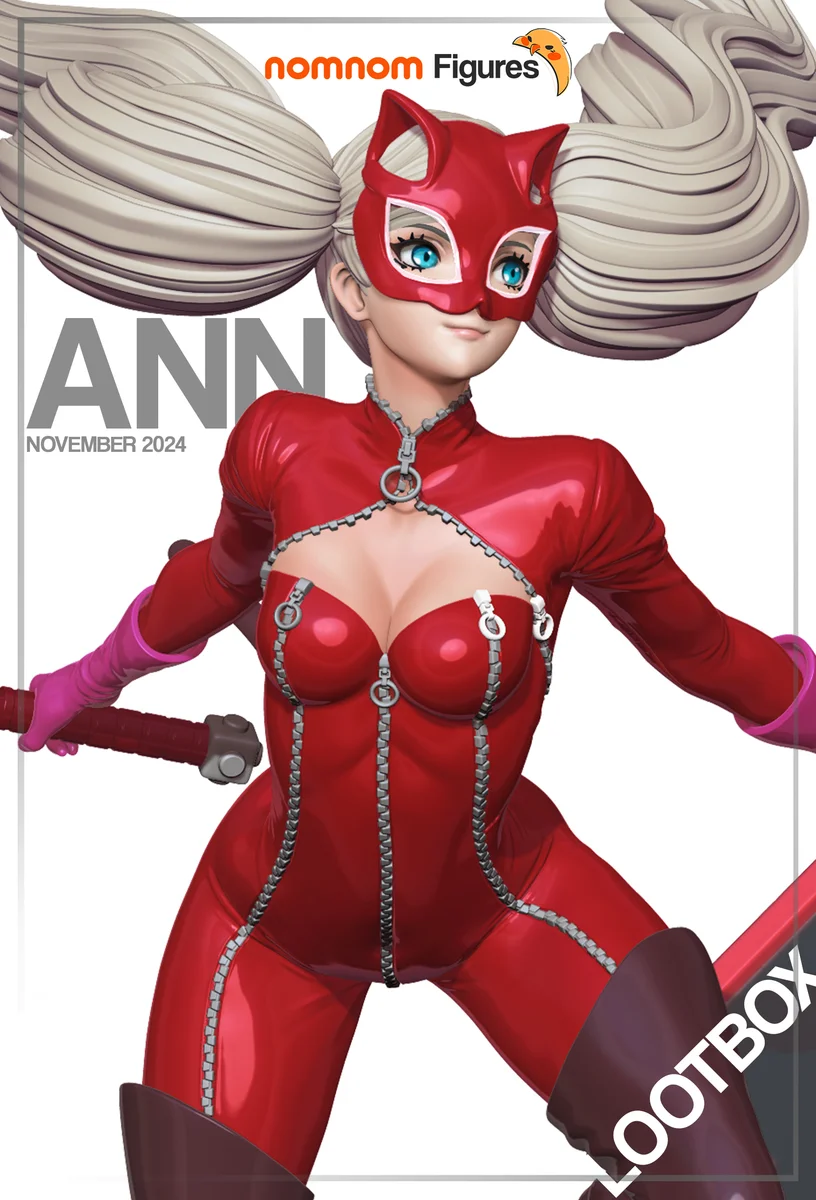 Ann Takamaki | Fan Art | 3D Printed Resin Model Garage Kit | *Un-Painted* | Nomnom