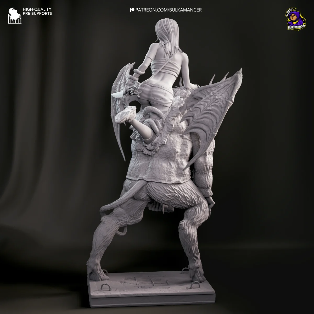 Haru | Fan Art | 3D Printed Resin Model Garage Kit | *Un-Painted* | Bulkamancer 7