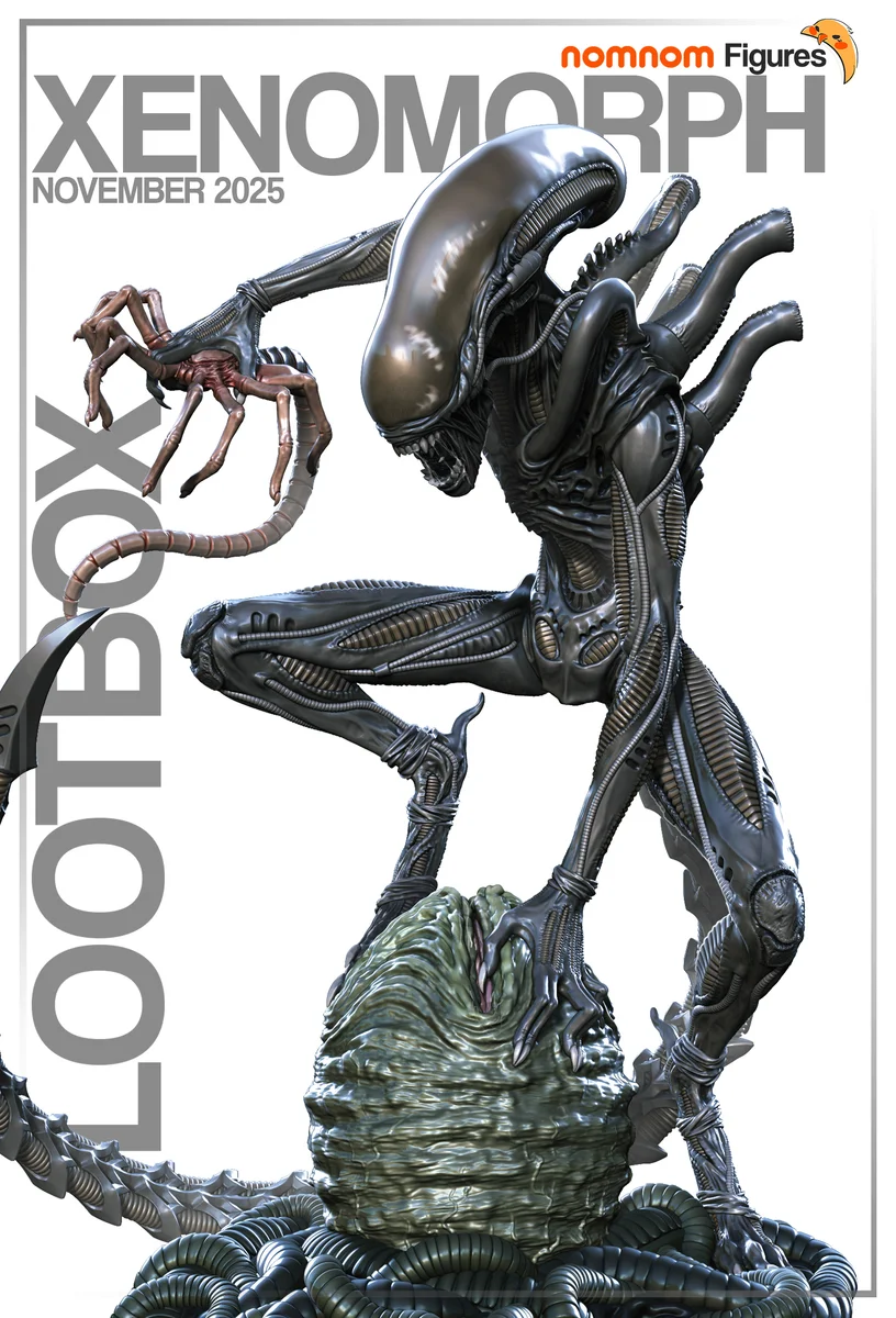 Xenomorph | Fan Art | 3D Printed Resin Model Garage Kit | *Un-Painted* | Nomnom