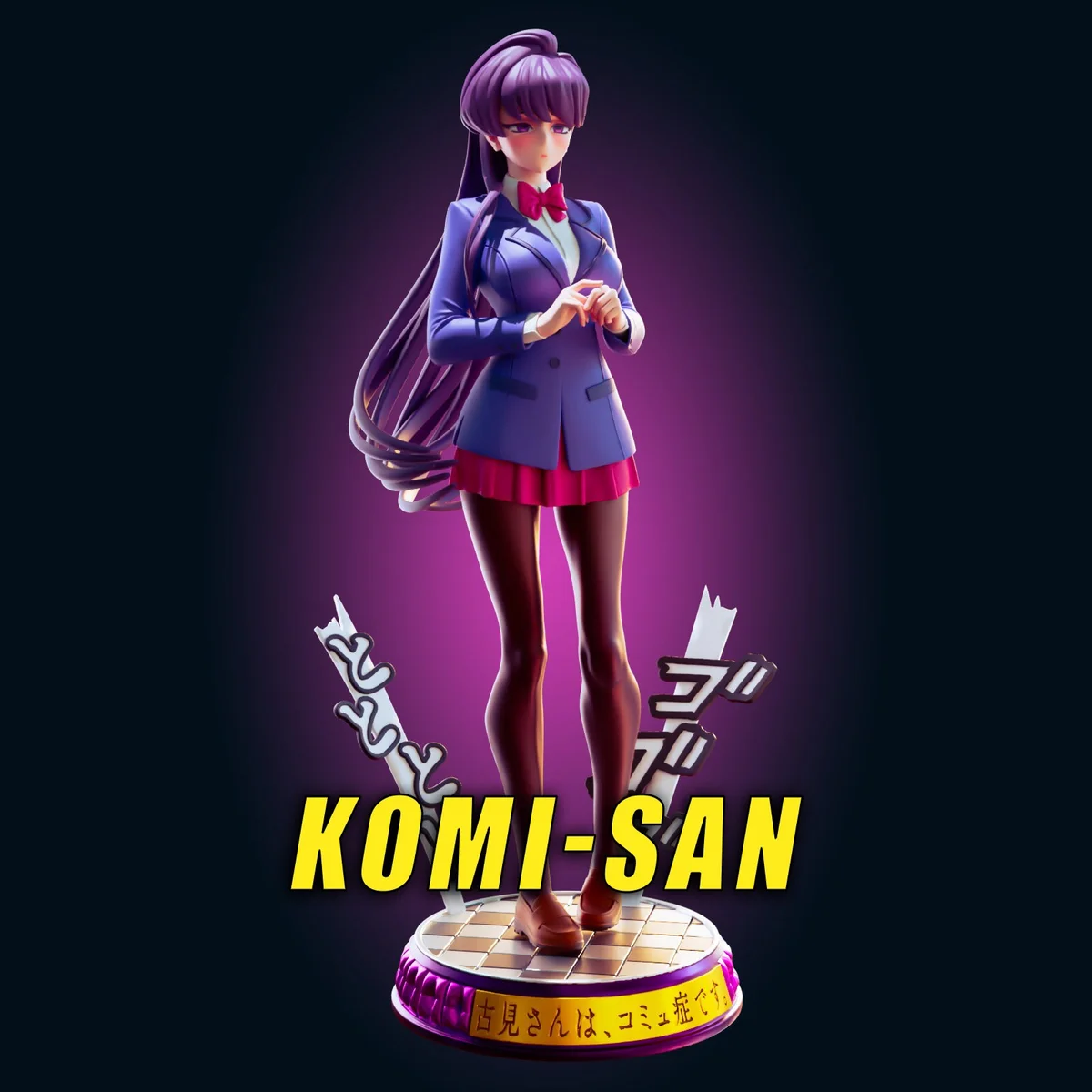 Silent Student | Fan Art | 3D Printed Resin Model Garage Kit | *Un-Painted* | Officer Rhu