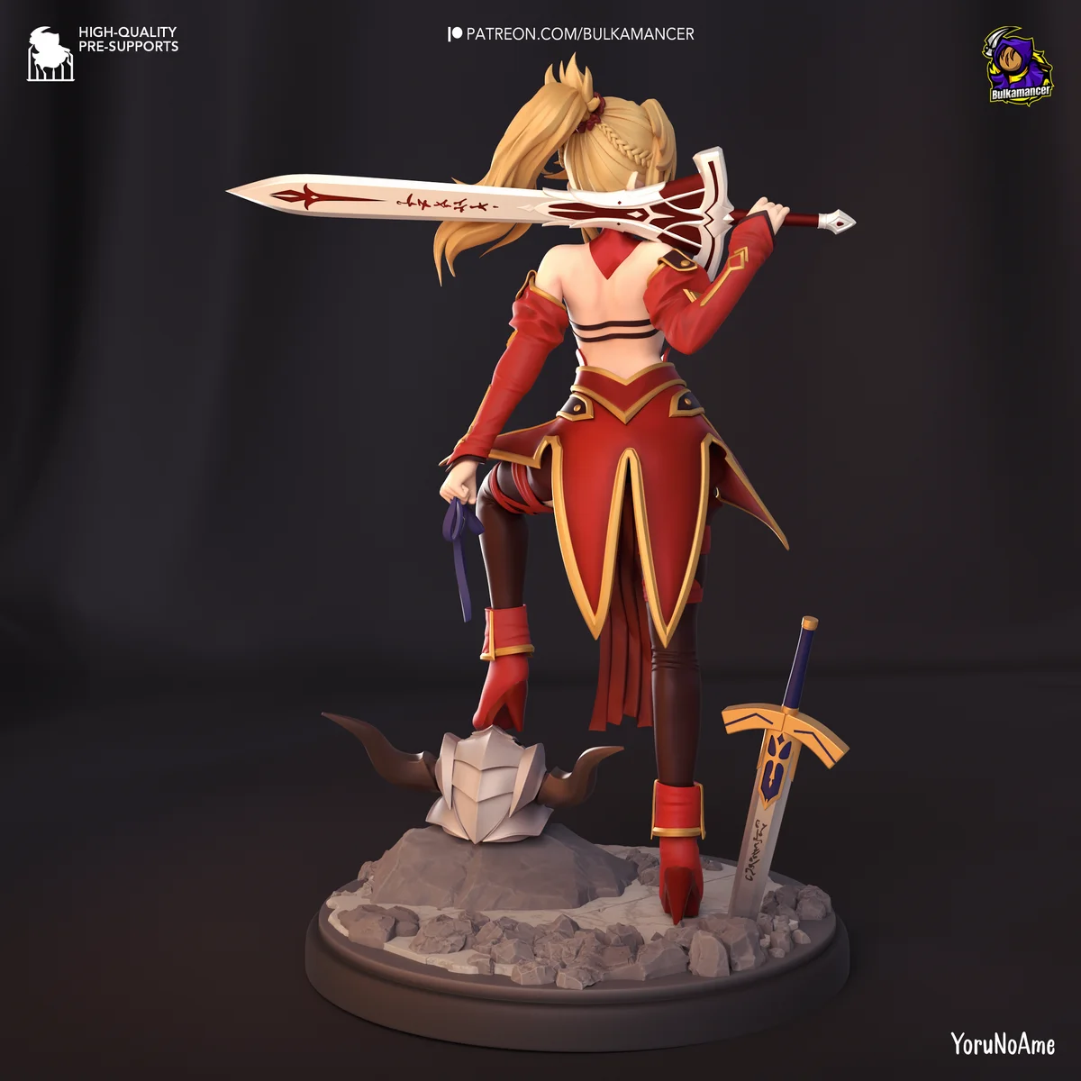 Mordred | Fan Art | 3D Printed Resin Model Garage Kit | *Un-Painted* | Bulkamancer 6