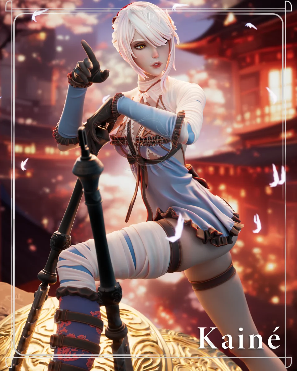 Kaine | Fan Art | 3D Printed Resin Model Garage Kit | *Un-Painted* | Hybris Studios