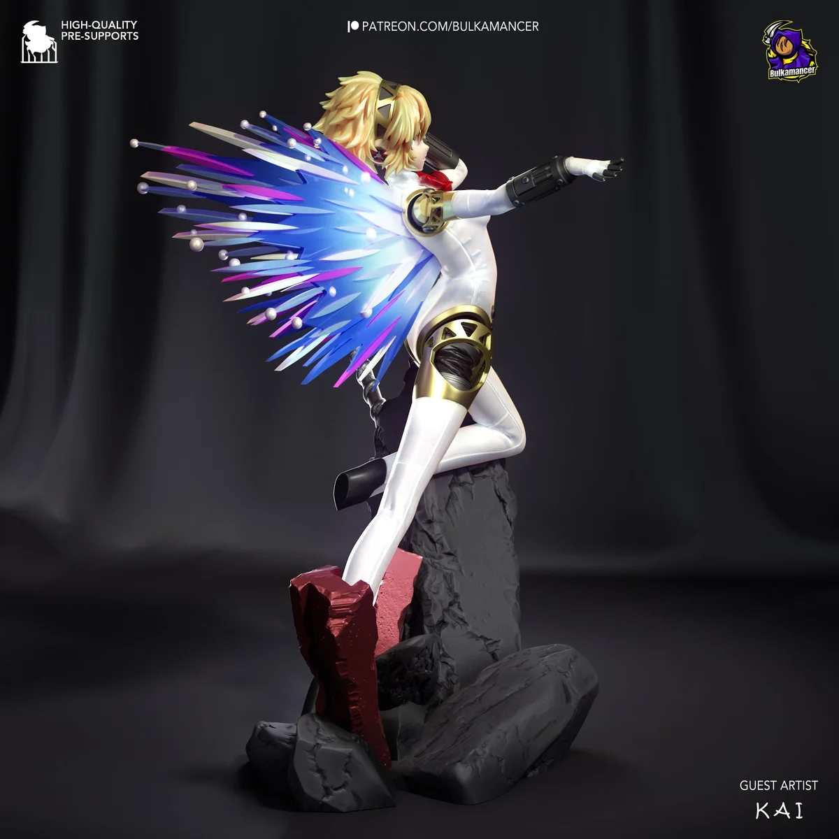 Anti-Shadow Android | Fan Art | 3D Printed Resin Model Garage Kit | *Un-Painted* | Bulkamancer 3