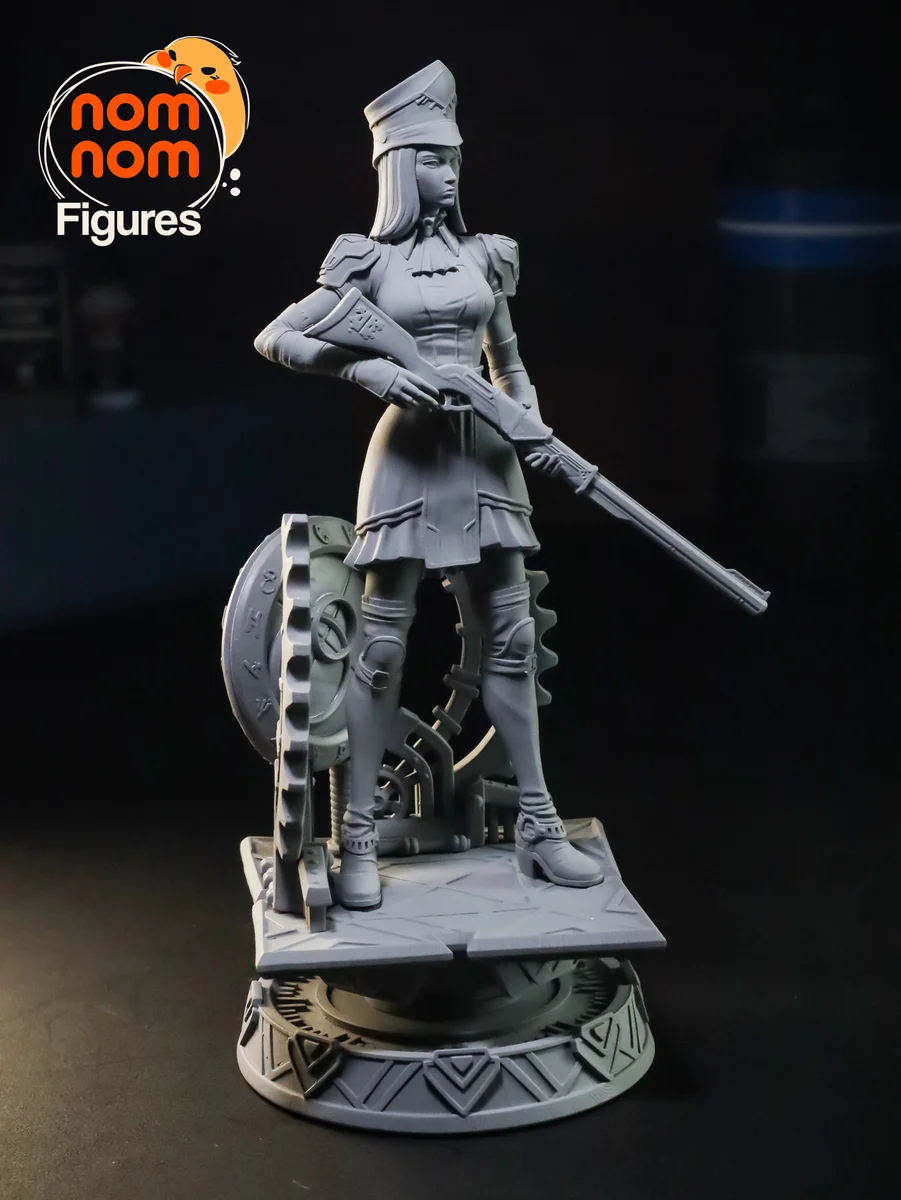Caitlyn | Fan Art | 3D Printed Resin Model Garage Kit | *Un-Painted* | Nomnom 10