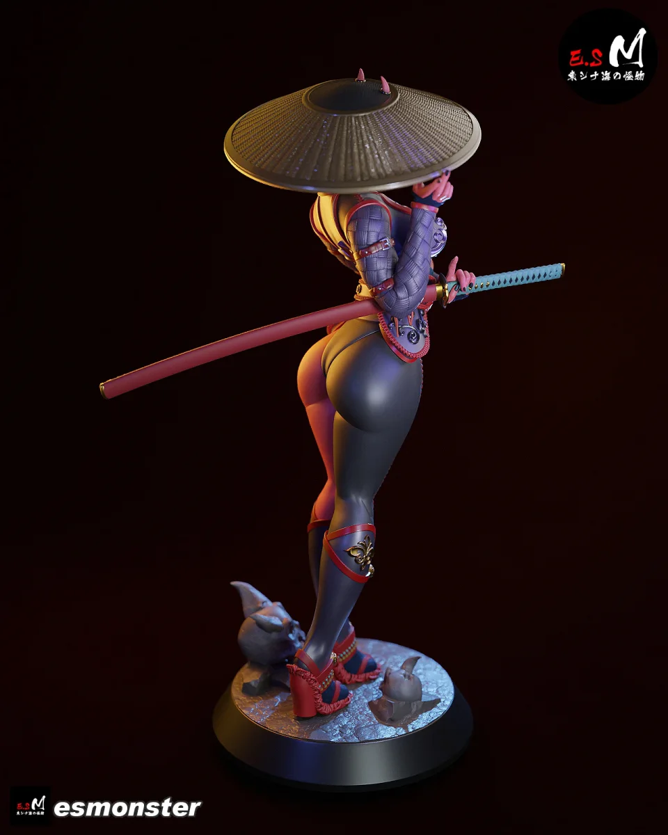 Oni | Fan Art | 3D Printed Resin Model Garage Kit | *Un-Painted* | ES Monster 5