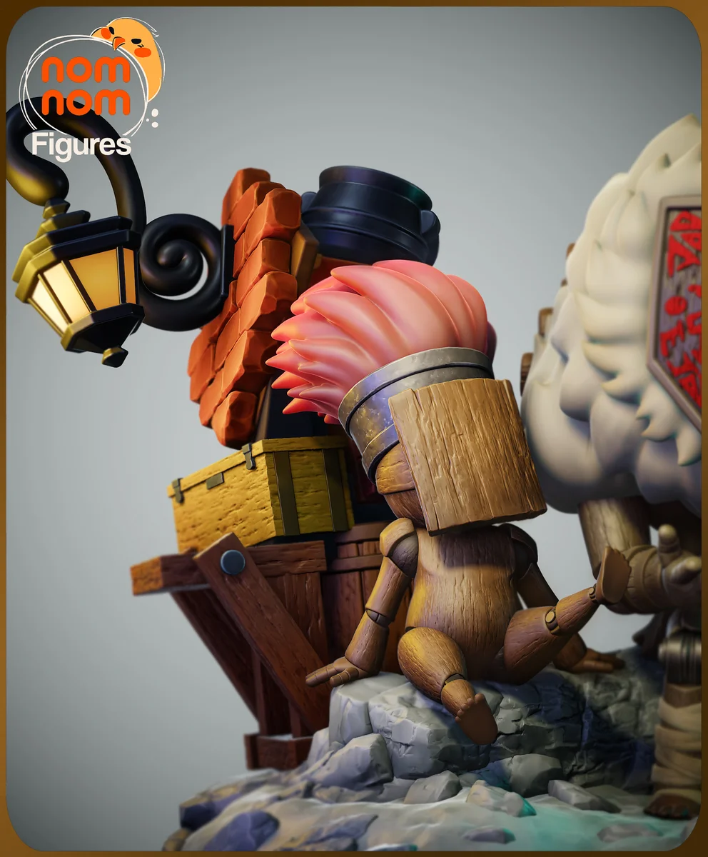 Chibi Noco | Fan Art | 3D Printed Resin Model Garage Kit | *Un-Painted* | Nomnom 3