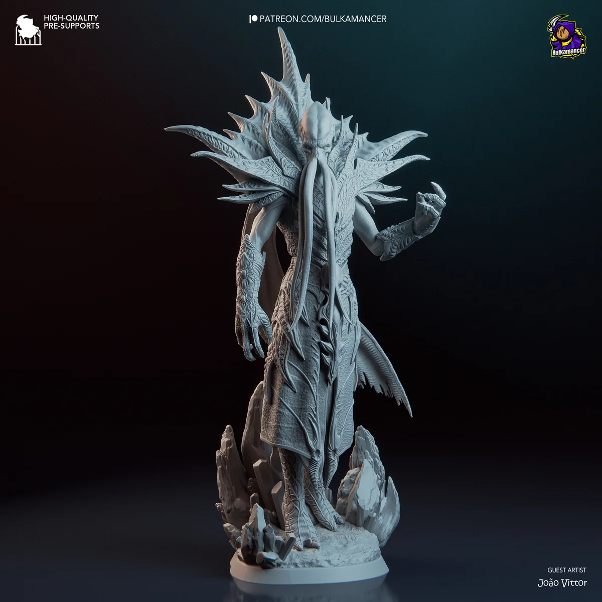 The Emperor | Fan Art | 3D Printed Resin Model Garage Kit | *Un-Painted* | Bulkamancer 6