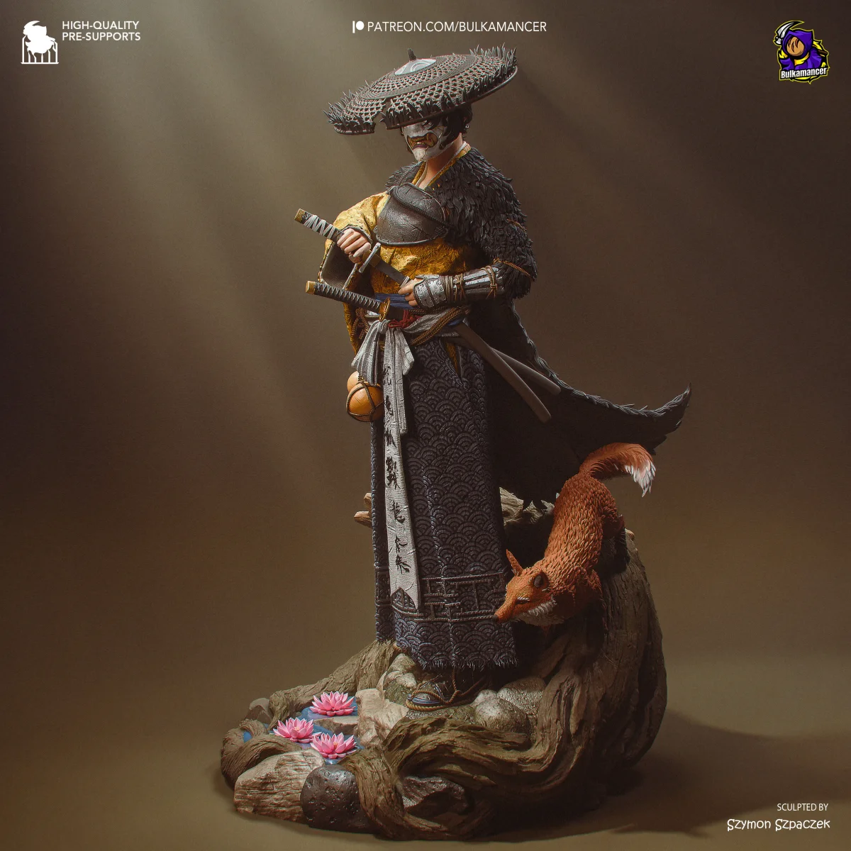 Atsu | Fan Art | 3D Printed Resin Model Garage Kit | *Un-Painted* | Bulkamancer 4
