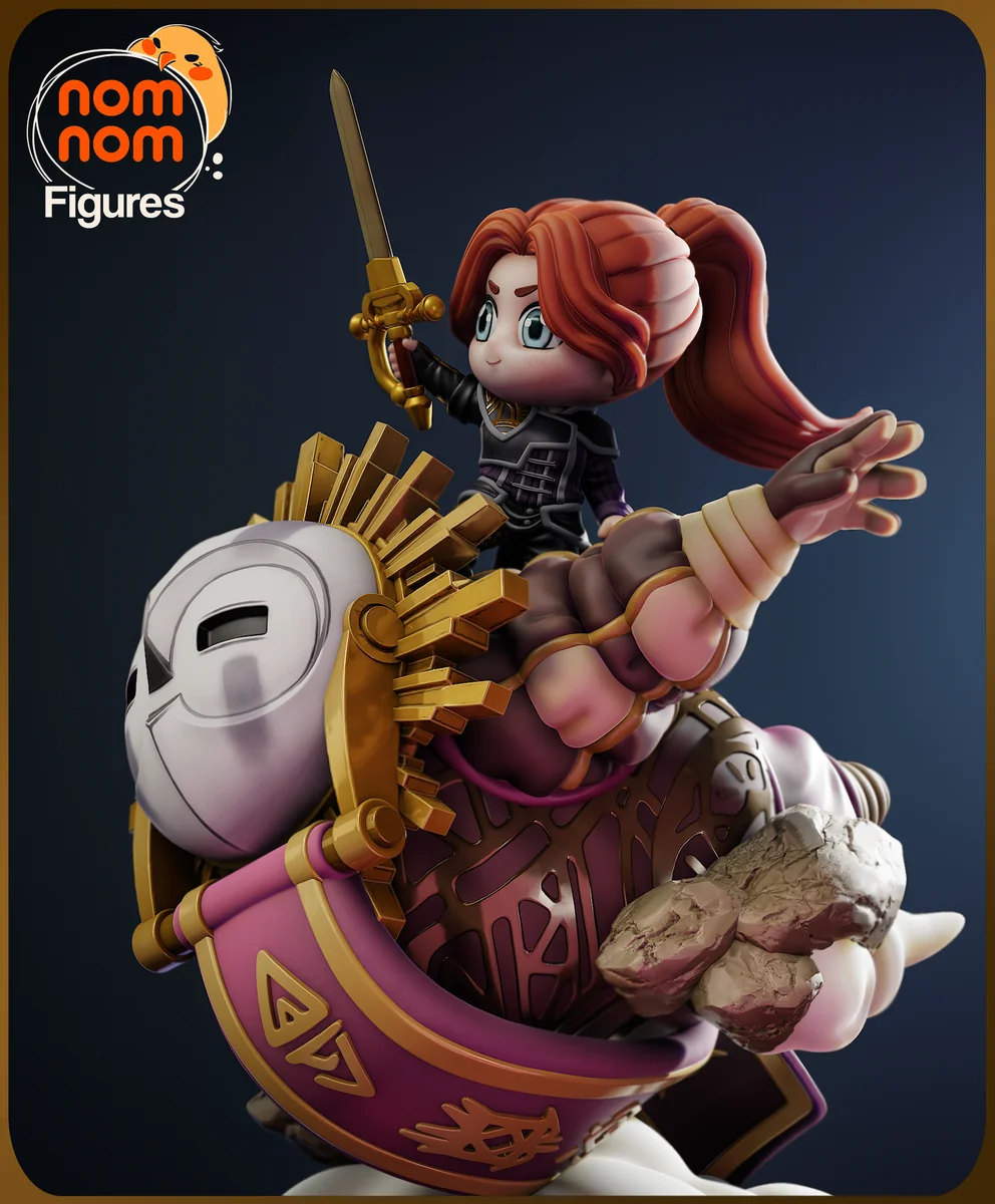 Chibi Esquie | Fan Art | 3D Printed Resin Model Garage Kit | *Un-Painted* | Nomnom 5
